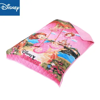 Sophia plonas šalikas animacinių filmų vasaros medvilnės antklodė padengti mergaičių miegamasis apdailos minkšta antklodė vaikų lovatiesė gimtadienio dovanos