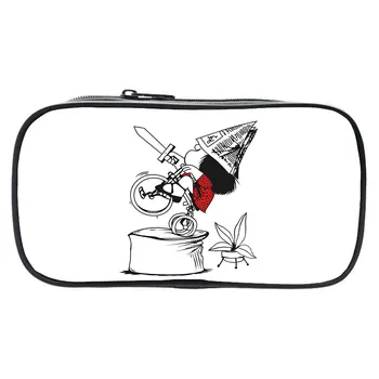 Mafalda Pieštuko Atveju Didelės Talpos Studentų Animacinių Filmų Pieštukų Dėžutė Vaikų Komiksų Pen Maišelį Berniukų, Mergaičių Mokyklos Reikmenys Vaikų Dovanų