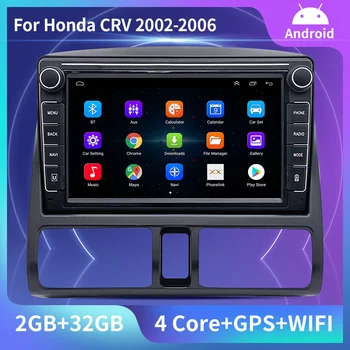Android 10.0 2Din Automobilio Radijo Honda CR-V CRV 2 2002 - 2006 2 DIN Multimedia stereo Garso Grotuvas, Navigacija, GPS, Video, DVD wifi