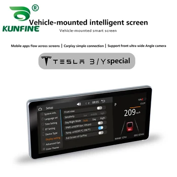 Už Tesla Modelis 3 Modelis Y 8.8 colių Automobilių HUD LCD Prietaisų skydelis 