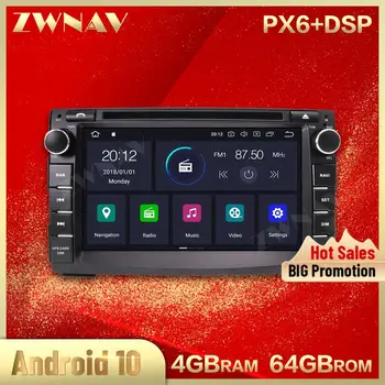 PX6 4+64 DSP Android 10.0 IPS ekranas Automobilio Multimedijos grotuvo KIA Ceed 2009-2017 automobilių garso radijas stereo GPS Navi 