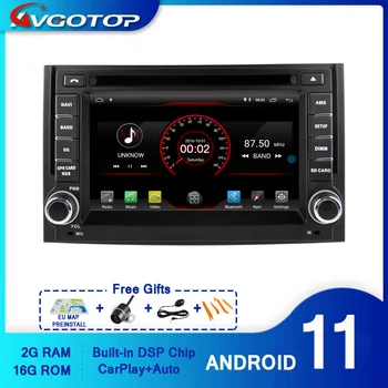 AVGOTOP Android 11 Automobilių Radijo GPS DVD Grotuvas HYUNDAI H1 Wifi Blueooth Transporto priemonės Navigacijos, Multimedijos