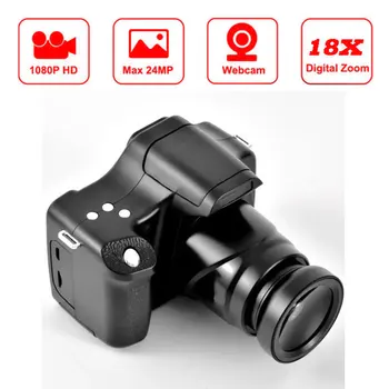 4K profesinės 30 MP HD kamera, video žurnalo kamera, naktinio matymo jutiklinis ekranas vaizdo kameros 18 x skaitmeninis priartinimas vaizdo kamera su mikrofonu objektyvas
