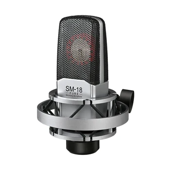 Darbalaukio Microfon SM-18 GRYNAS Profesionalus Registravimo Mikrofono Podcasting Dainavimo Studija