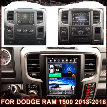 Android 9.0 PX6 128G 10.4 colių Automobilio Radijo Dodge RAM 1500 2013 -2018 WIFI, Stereo Audio Multimedia Player HD Ekranas, Galvos Vienetas