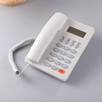 Corded fiksuotojo ryšio Telefono Kieta Balta ir Juoda Home Office Nustatyti Telefono laisvų Rankų Viešbutis Telefono Pigaus Telefono Didmeninės
