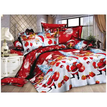 5 Kalėdų Namų tekstilės Medvilnės patalynę aukštos kokybės 4pc patalynės komplektas