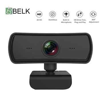2K Webcam 2040*1080P HD PC Web Kamera su Mikrofonu Pasukti Kameros Live Transliacijos Vaizdo skambučius Konferencijos Darbą