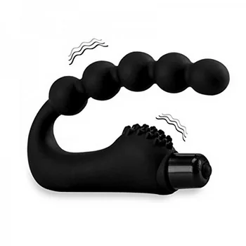  Vibratoriai Vyrams, Moterims, Vibruojantis Analinis Kaištis Prostatos Massager Silikono Analinis Granulės Butt Plug Vibracijos Sekso Žaislai dėl Gėjų
