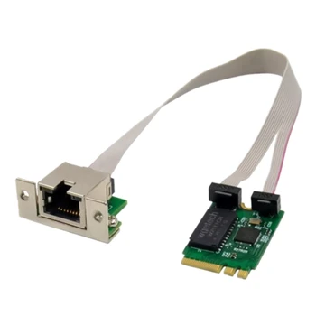 M. 2 A+E 2,5 G Ethernet Adapter 2,5 G/1G/100M Multi-Gigabit M. 2 Tinklo plokštė 8125B COM